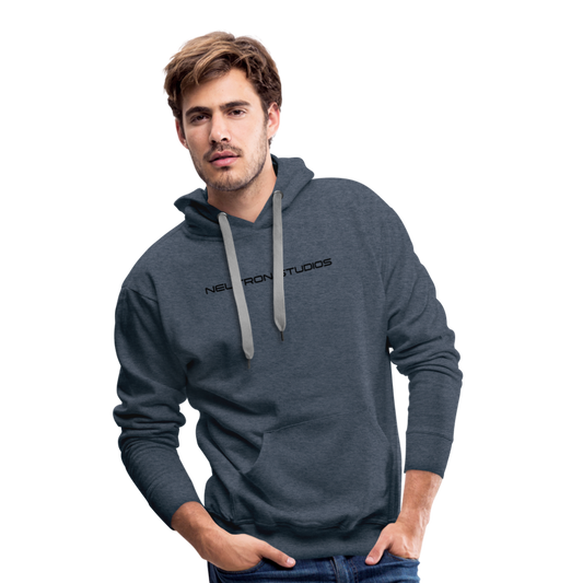 Neutron Studio Men’s Premium Hoodie - heather denim