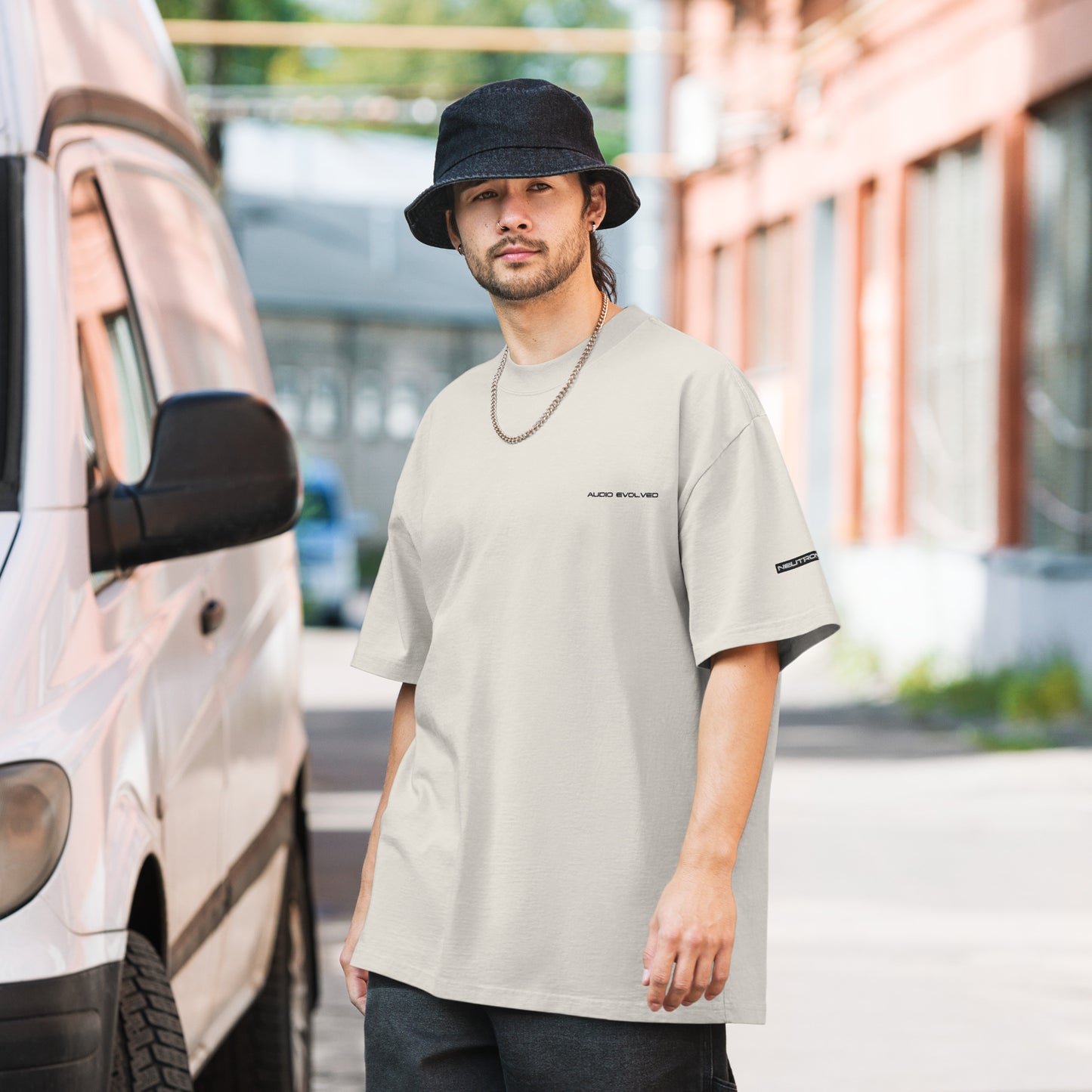 Neutron Studio Oversized faded t-shirt