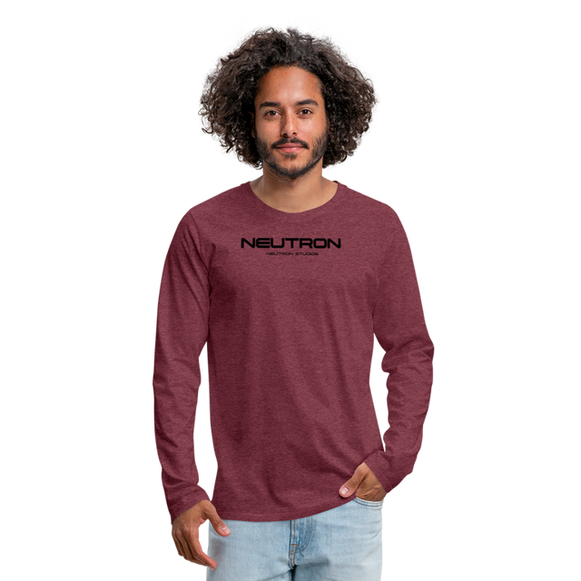 Men's Premium Longsleeve Shirt - heather burgundy